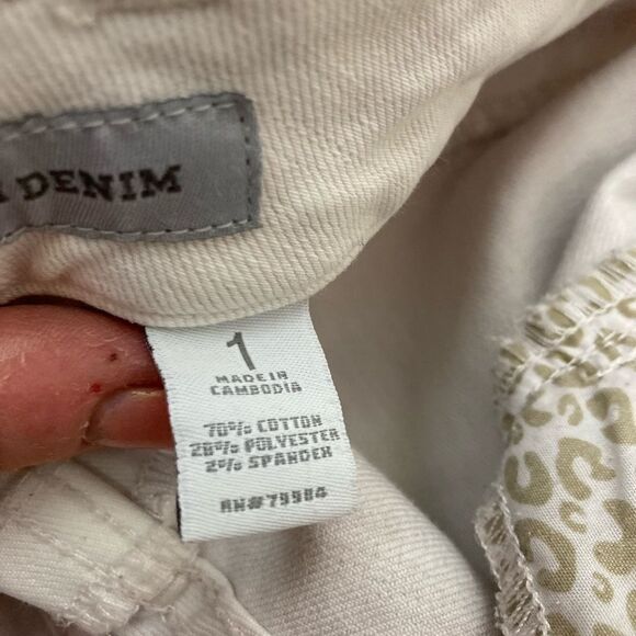 Chico’s Platinum Stretch Ultimate Fit denim jeans in cherub pink/pale mauve sz 1 - Picture 8 of 9